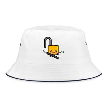 Wren Martin - Bucket Hat - white/navy - Front