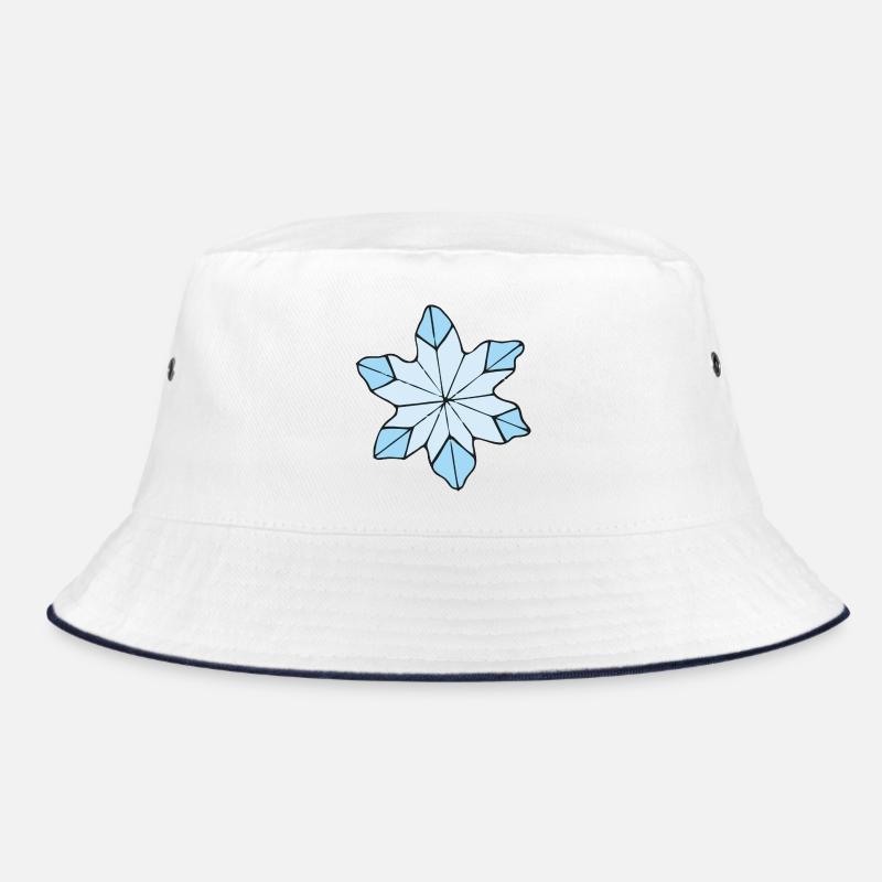 Design élégant de fleur de glace bleue Bob