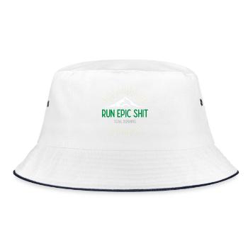 Run Epic Shit - Trail Running - Bob - blanc/marine - Devant