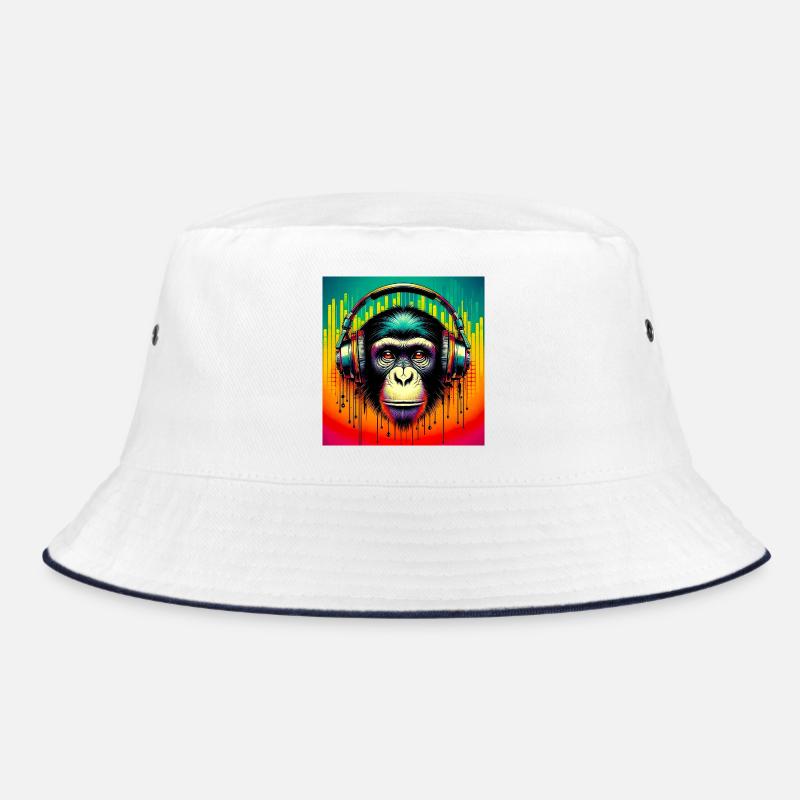 Chimpanzee Monkey Bucket Hat