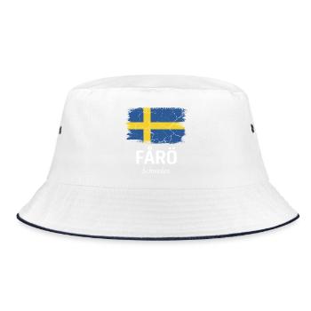 Faro - Bucket Hat - white/navy - Front