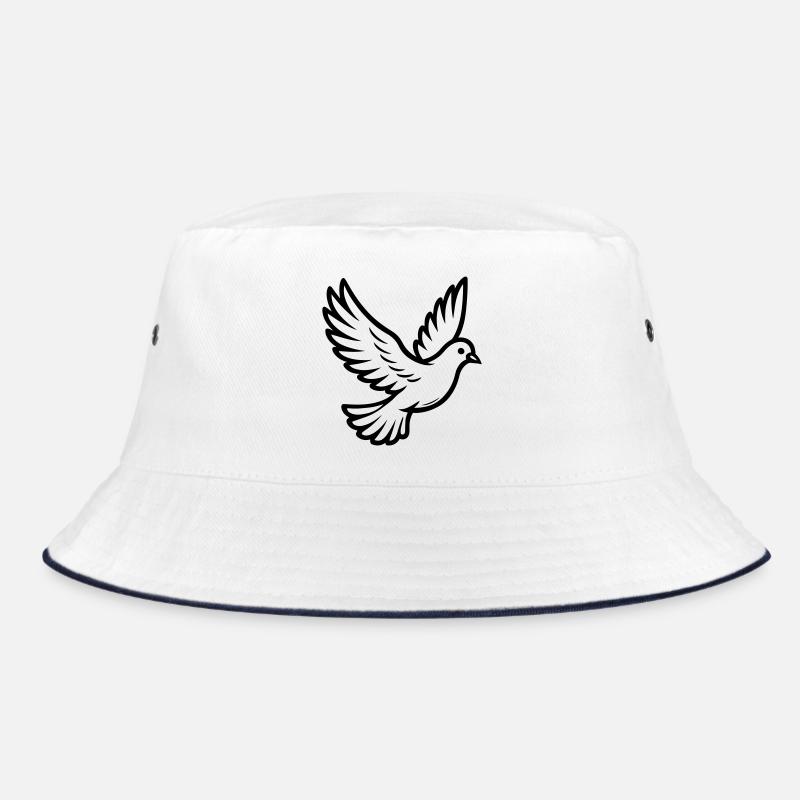 Dove Bird Bucket Hat
