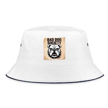 Société des mauvais chiens - Bob - blanc/marine - Devant