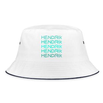 Prénom Hendrik - Bob - blanc/marine - Devant