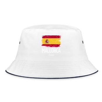 Majorca - Bucket Hat - white/navy - Front