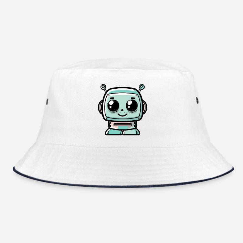Robot rétro mignon avec de grands yeux Bob