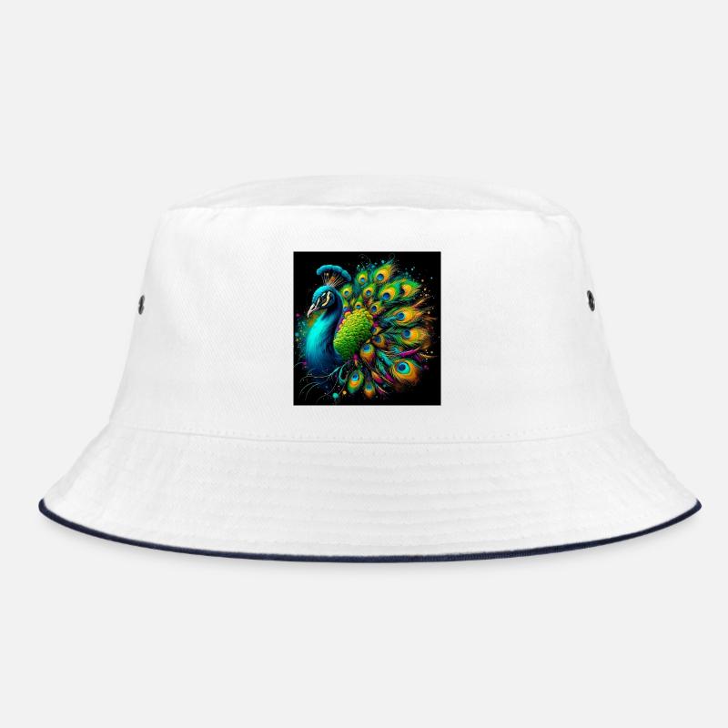 peacock Bucket Hat