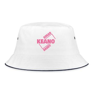 Keano - Bucket Hat - Weiß/Navy - Vorne