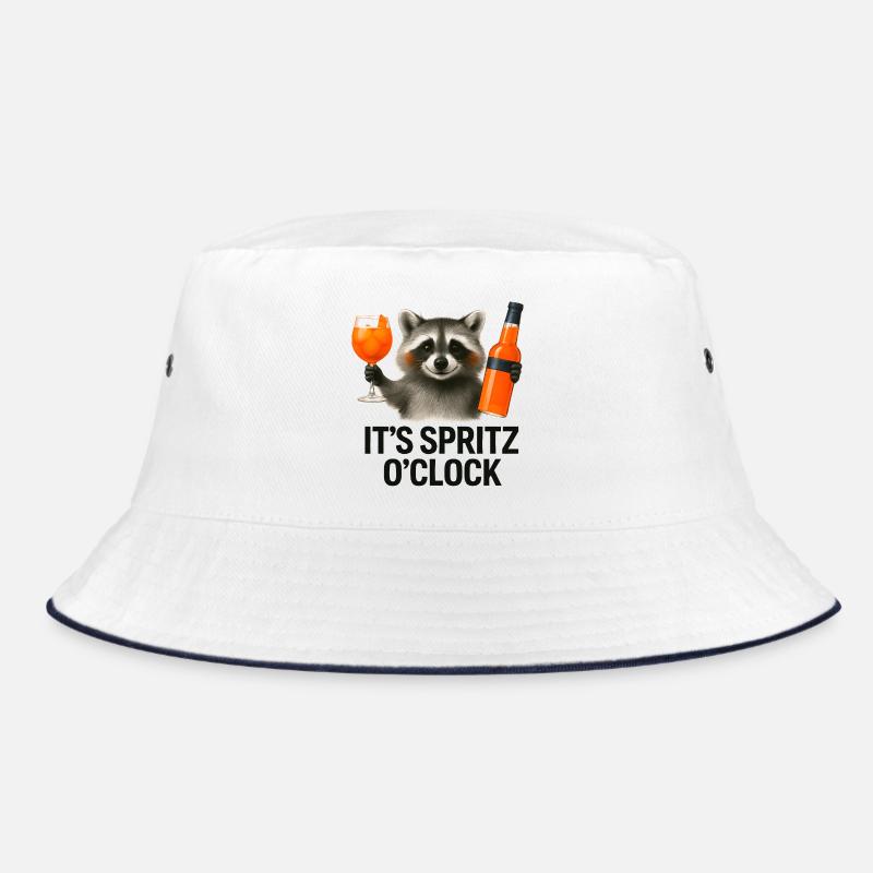 It's Spritz O'Clock Waschbär Party Geschenkidee Bucket Hat