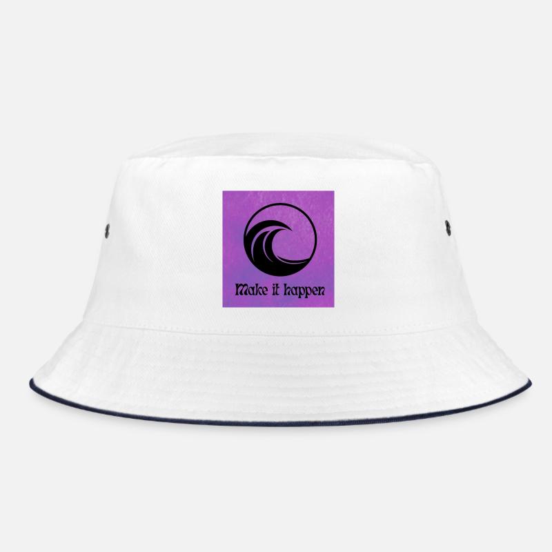 Wavy Circle MakeItMotif Bucket Hat