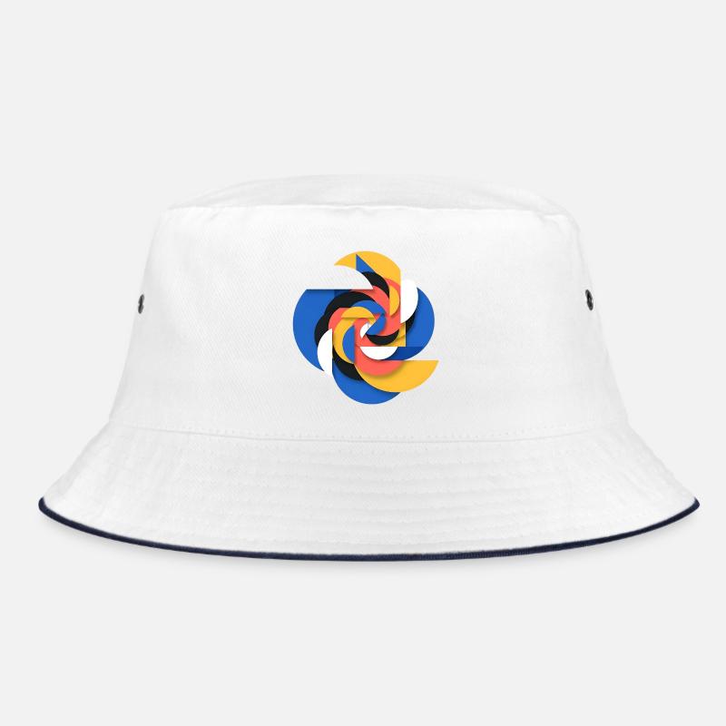 Abstract Geometric Bucket Hat