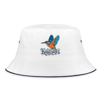kingfishers - Bucket Hat - white/navy - Front