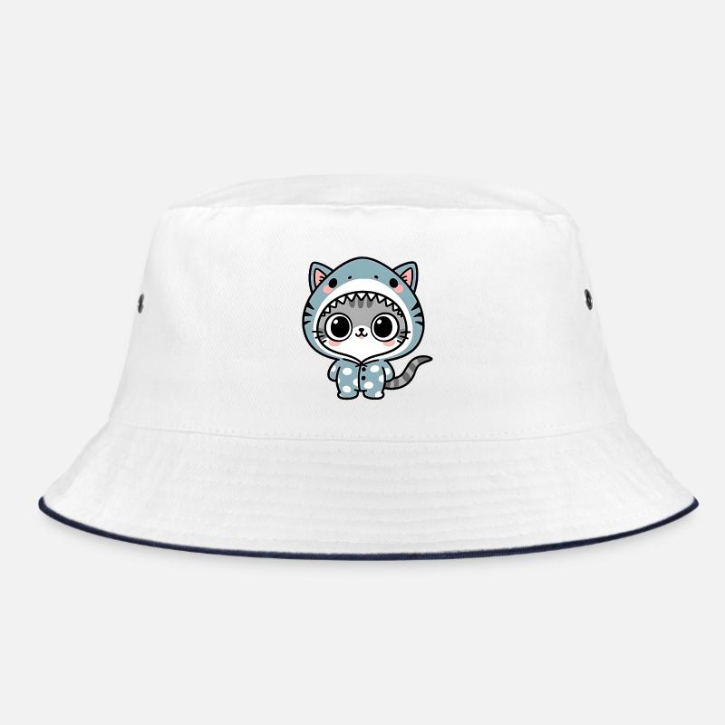 Cat Shark Cuddle Onesie Bucket Hat