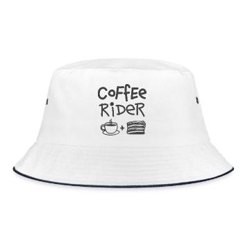 Coffee Rider Coffee Ride Cyclisme Café Vélo de route - Bob - blanc/marine - Devant