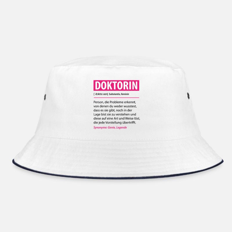 Funny Doctor Profession Definition Gift Bucket Hat