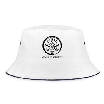 Ouroboros des Spreewaldes schwarz - Bucket Hat - Weiß/Navy - Vorne
