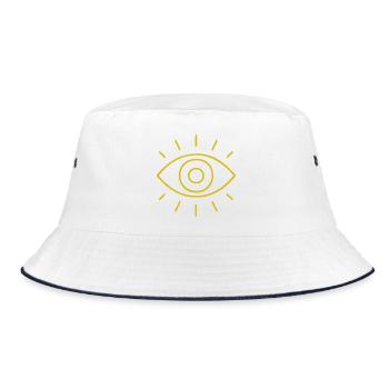Motif Golden Eye Glow - Bob - blanc/marine - Devant