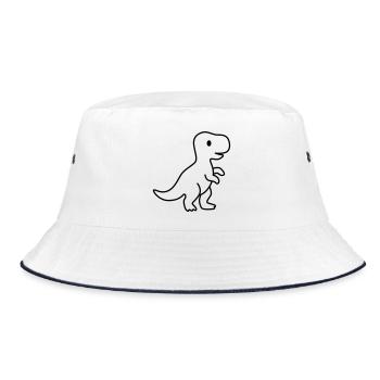 Dino / Dinosaure - Bob - blanc/marine - Devant
