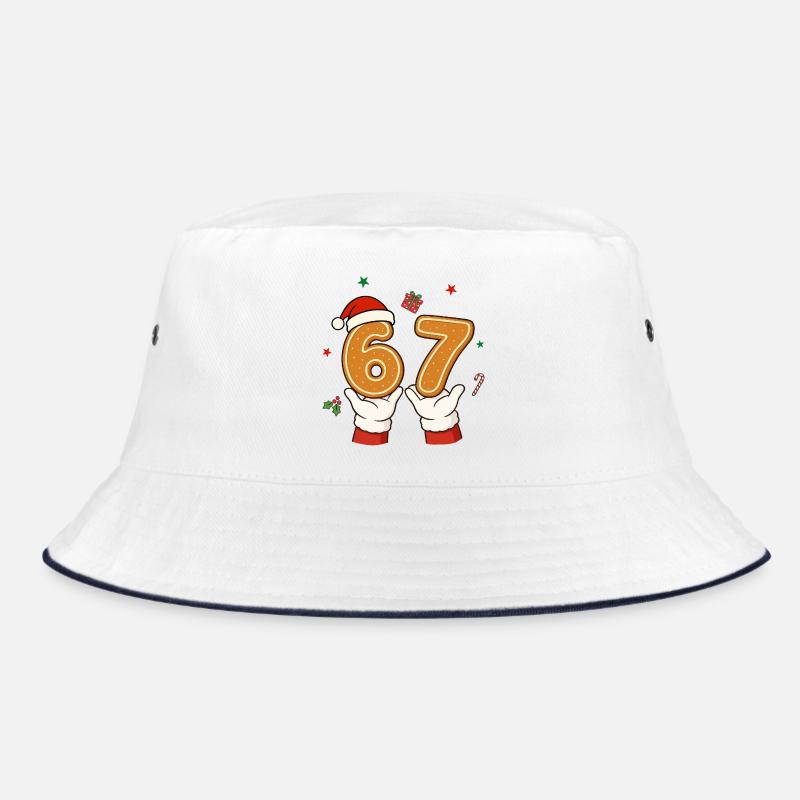 Weihnachten 67 Kekse Weihnachtsmann Bucket Hat