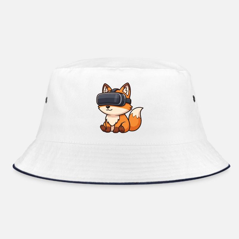 Süßes Eichhörnchen Gamer Cartoon Zocker Bucket Hat