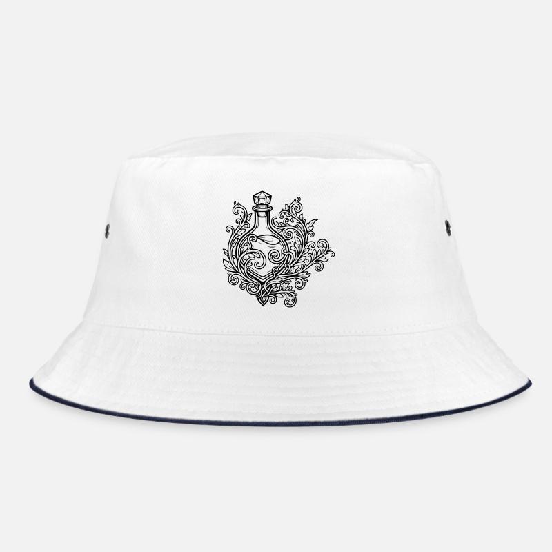 Elixir vial and flowers Bucket Hat