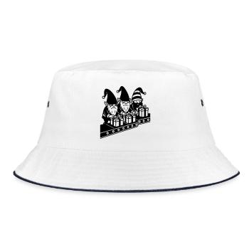 Weight Assembly Line Gifts Factory - Bucket Hat - white/navy - Front