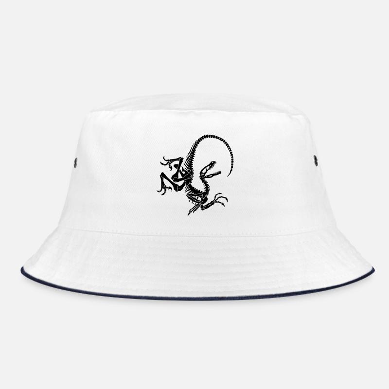 Raptor Skeleton Bucket Hat