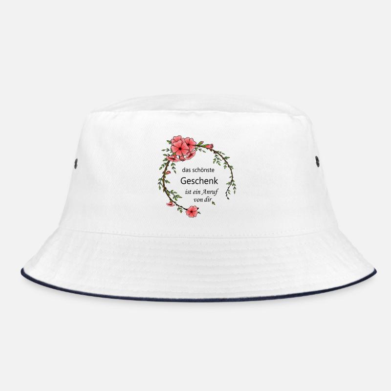 Hibiscus Flower Ring Bucket Hat