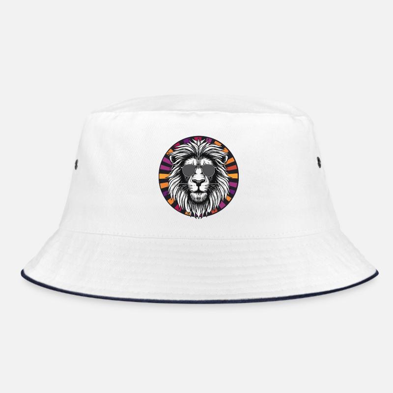 Löwe mit Sonnenbrille Bucket Hat