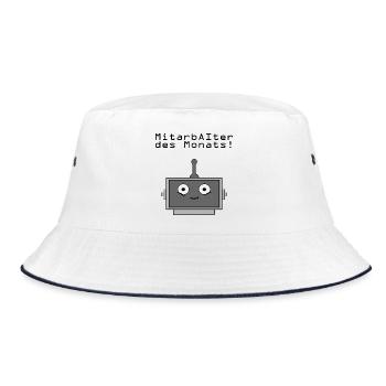 Employee of the Month - Bucket Hat - white/navy - Front