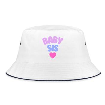 Petite sœur Love - Bob - blanc/marine - Devant