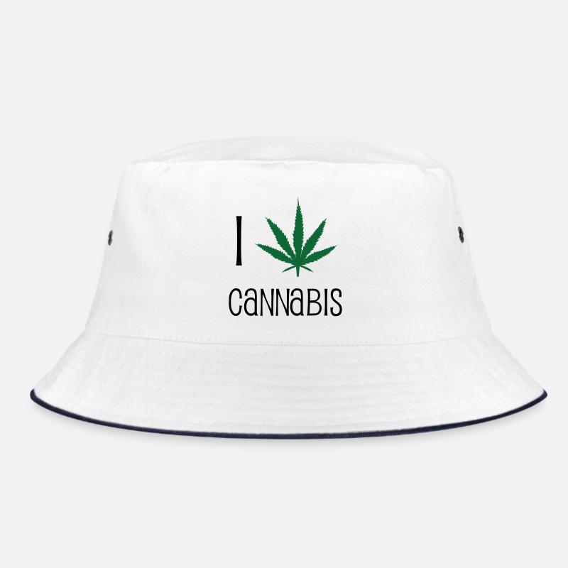 Ich liebe Cannabis Bucket Hat