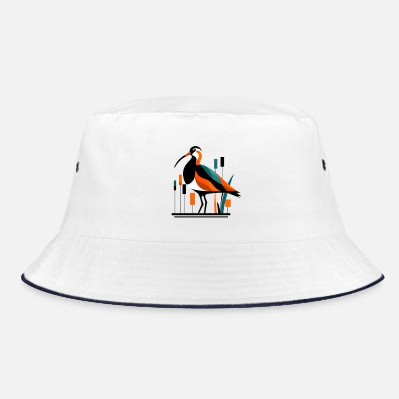 Curlew Numenius arquata Bucket Hat
