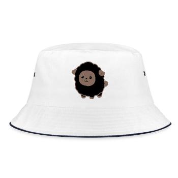 Mouton noir - Bob - blanc/marine - Devant