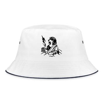 Le teckel de Zeus Wursto - Bob - blanc/marine - Devant