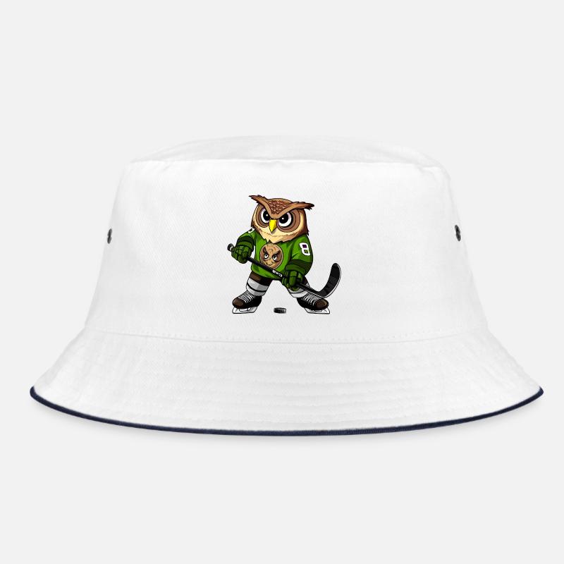 Eule Eishockey Bucket Hat
