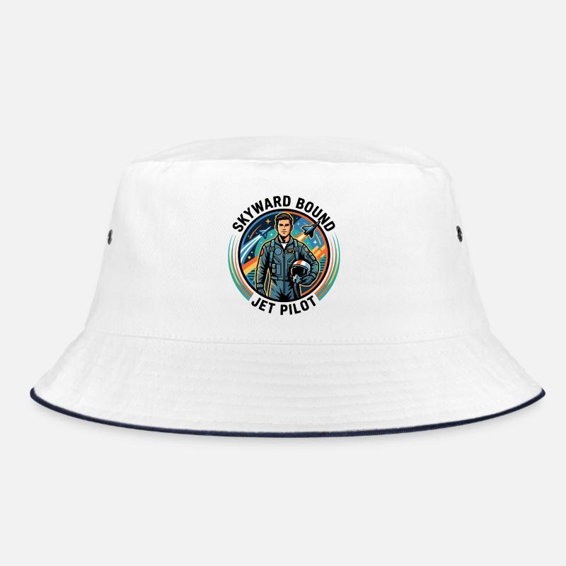 Jet Pilot Logo Bucket Hat