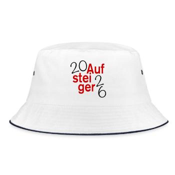 Promoted 2026 Promotion - Bucket Hat - white/navy - Front