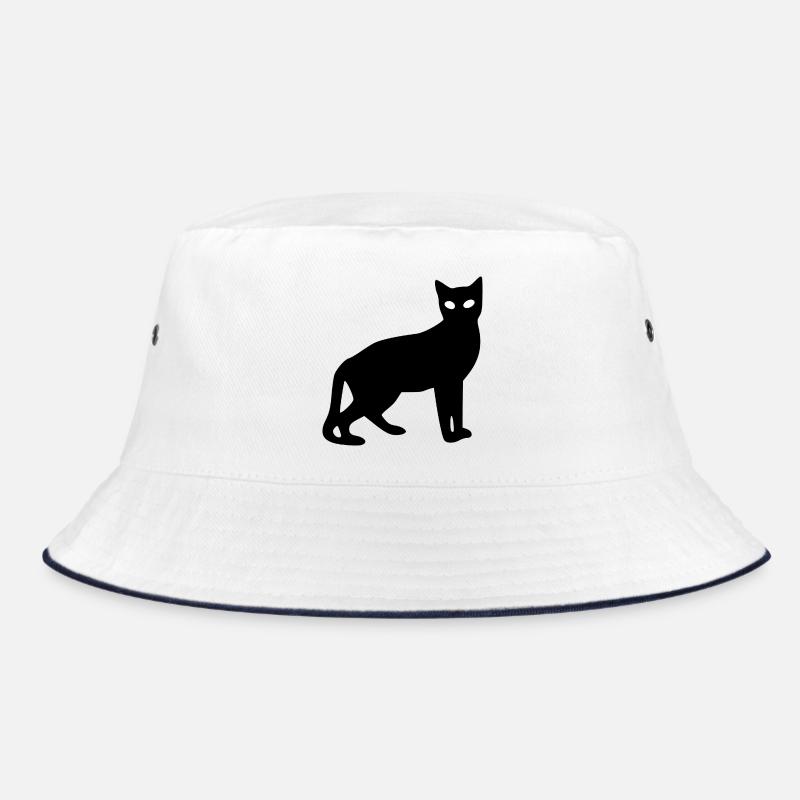 Silhouette de chat noir cadeau Cat Lover Bob