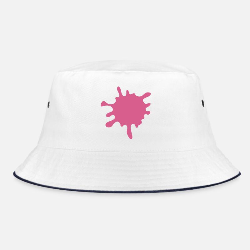 Pink Paint Splash Bucket Hat