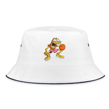 Monstre de basket-ball - Bob - blanc/marine - Devant