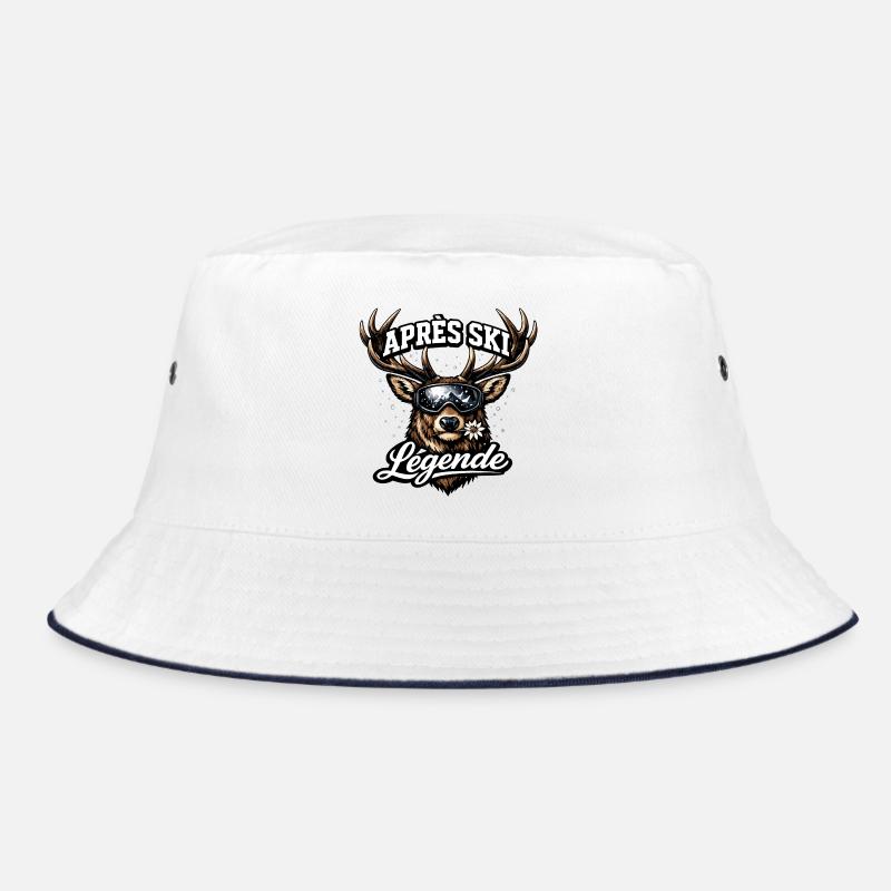 Après Ski Legende Pistenhirsch Geschenk Bucket Hat