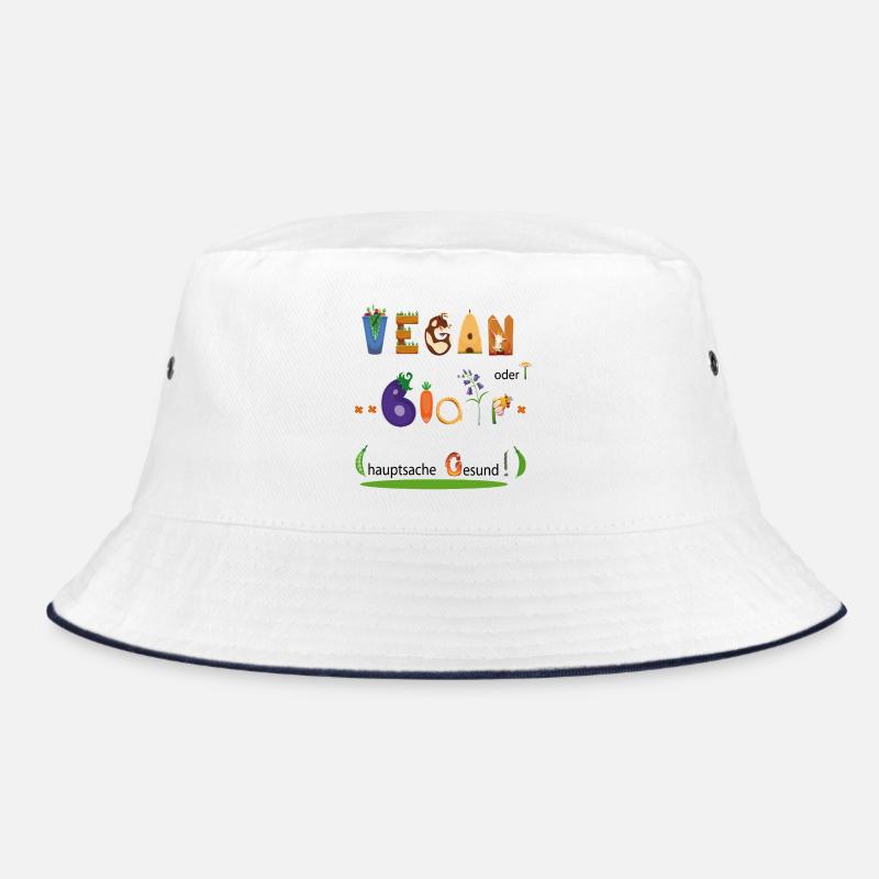 Vegan oder Bio Bucket Hat