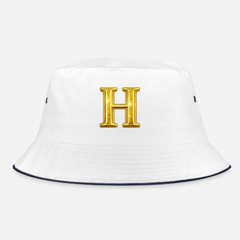 Goldenes H Monogram Bucket Hat
