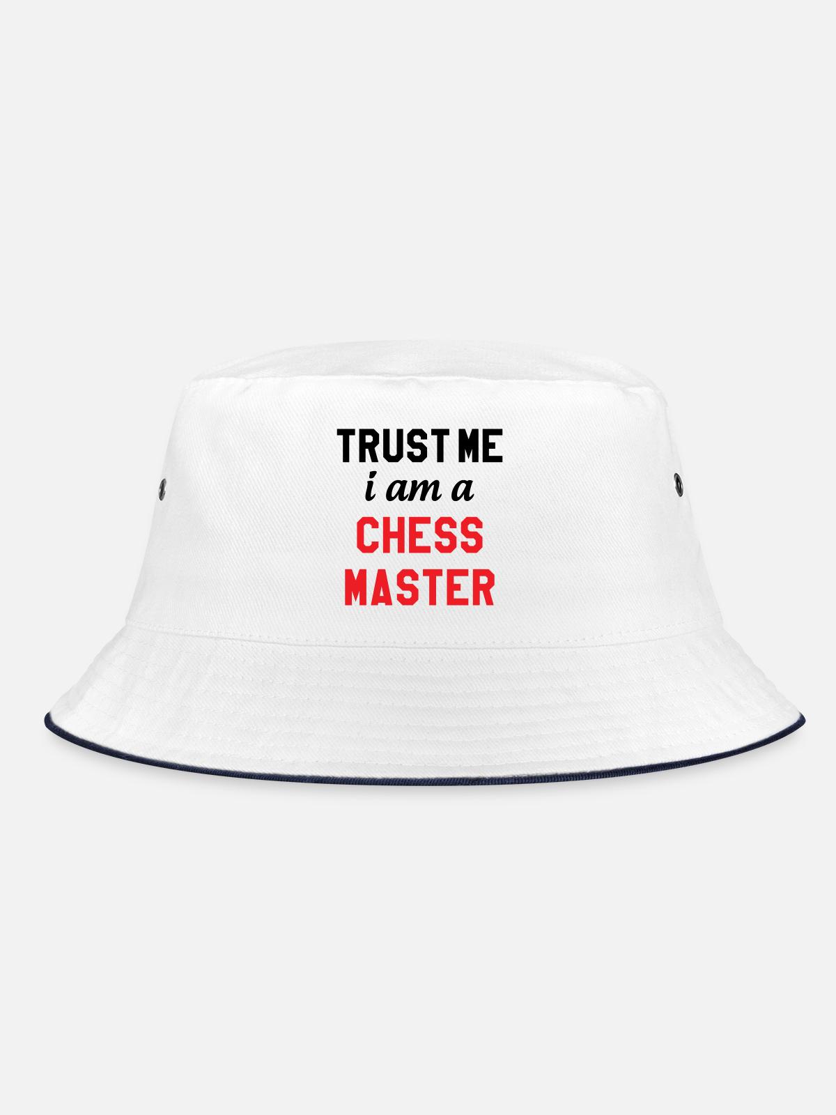 Maître de l'Échiquier Chess Master Pro - Bob - blanc/marine - Devant