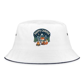 Bonne nuit campeur Fox - Bob - blanc/marine - Devant