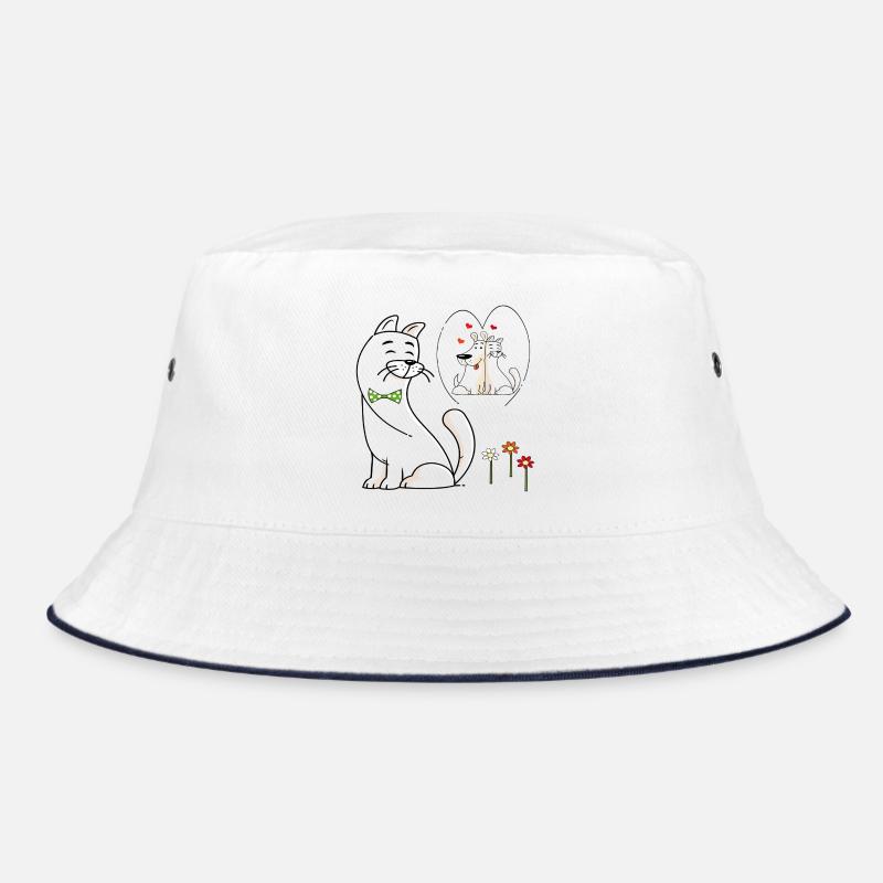 verliebte Katze Bucket Hat