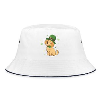 Chiot Irlandais Chanceux - Bob - blanc/marine - Devant