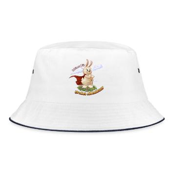 Siggi und der Zauberwald - Abenteuer - Bucket Hat - Weiß/Navy - Vorne