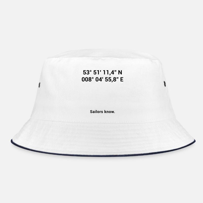 Red Sand Lighthouse - Maritime North Sea Baltic Sea Bucket Hat